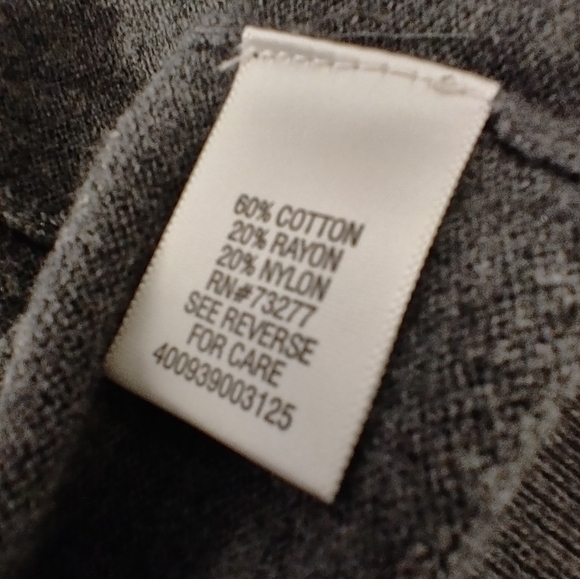 Croft & Barrow Mens XXL Cardigan Grey Preppy Sweater - Picture 4 of 13